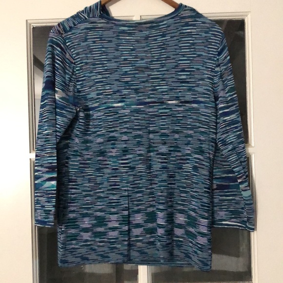 Blue multicolor blouse - Picture 2 of 3